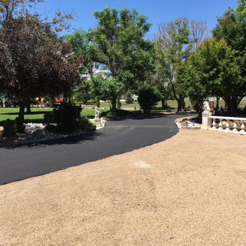Asphalt installation