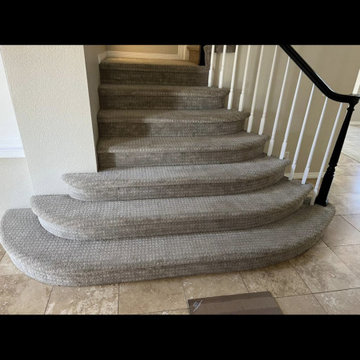 Installation an finishing stairs