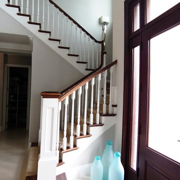 Conventional stair with flared bottom - Naples
