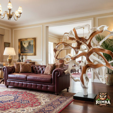Teak Root Sculpture – Natural Wood Art & Interior Decor
