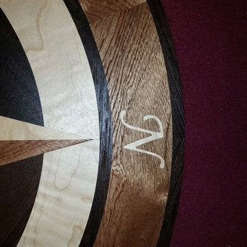SP Architecture Floor Medallion Compass Rose Inlay