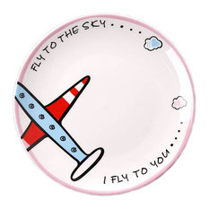 Modern Round Dinner Plates Beautiful Pottery Dinner Plates Plane And Clouds