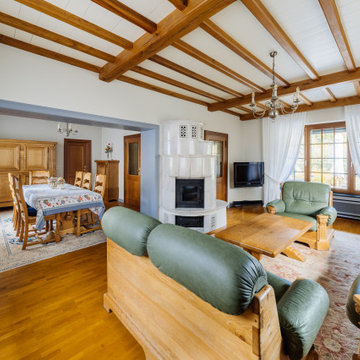 French-Cottage-Stil im Farmhaus – Interior Design mit Pastellblau & Vintage-Möbe
