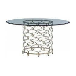 Bollinger Dining Table with 60" Glass Top - Dining Tables