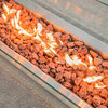 Elementi Hampton Cast Concrete Fire Pit Table, Propane