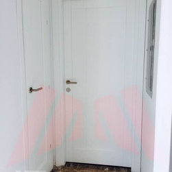 Modern Swing Door in Matte White Finish - Interior Doors