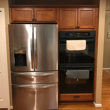 White Lake Cabinet Refinishing (BM Advance Satin Kendall Charcoal HC-16 )