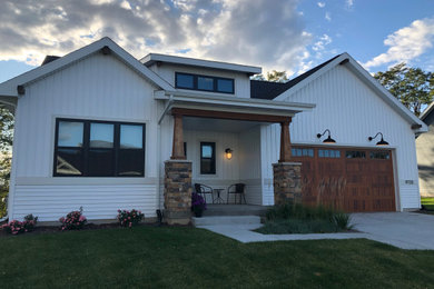 Example of a trendy home design design in Other