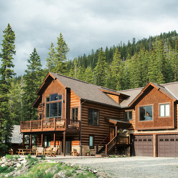 Rustic Luxury Log Home