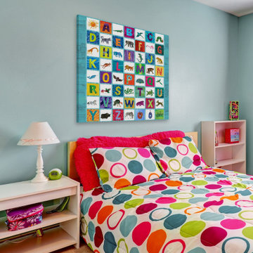 "Animal Alphabet" Painting Print on Wrapped Canvas