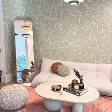 Madi's blush and Sage Pinterest bedroom