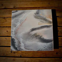 Beneath The Hot Gates - Mixed Media Art