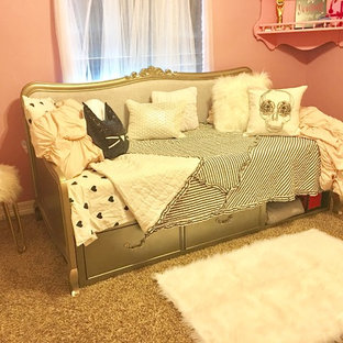This is an example of a shabby-chic style home design in Denver.