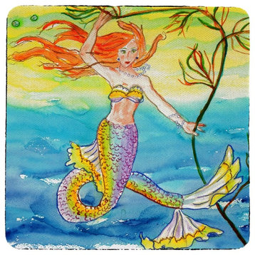 Betsy Drake Betsy's Mermaid Coaster Set of 4