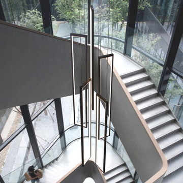 Modern stair chandelier