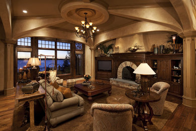 Elegant living room photo in Minneapolis