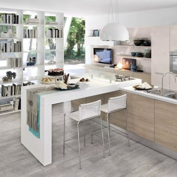 Modern Italian Custom Made Kitchens by LUBE