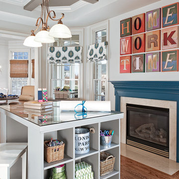 Contemporary Homework Room