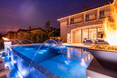 Pool - modern pool idea in Orange County