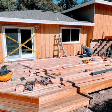 Building Patio Side Cover & Deck
