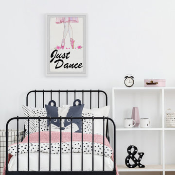 "Just Dance-Ballet" Framed Painting Print
