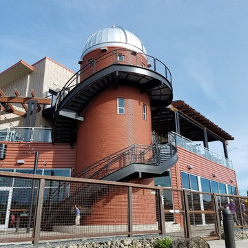 Curved Metal Staircases Worthy Brewing Bend, OR