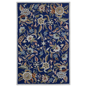 Blue Traditions Paradise Rug, 4'x6'