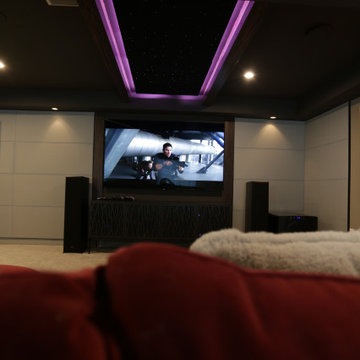 Quentin Tarantino Inspired Lower Level Lounge