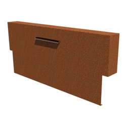 Corten Steel Pond Wall Attachment - Fountain & Pond Accessories