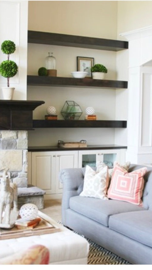 Help With Family Room Cabinets Shelves