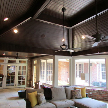 Sunroom and Outdoor Kitchen