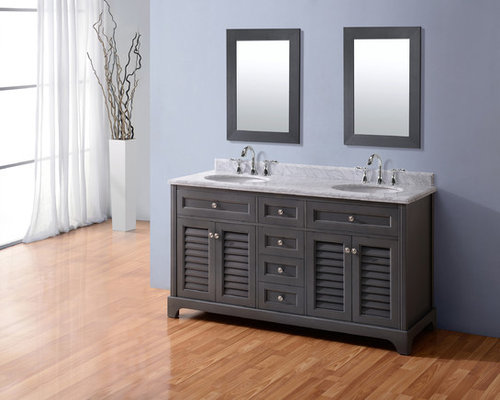 60 Madison Bathroom Vanity French Grey 60 Madison Bathroom Vanity French Grey Vanities And Sink Consoles