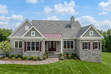 Example of an exterior home design in Other