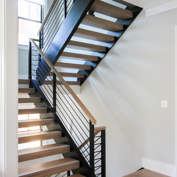 Project #52 | Minimalist Open Riser Stairway