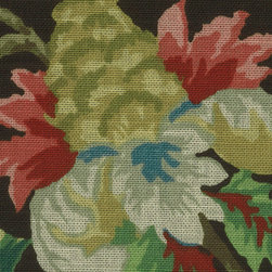 ROTH & TOMPKINS TEXTILES - Enfield Fabric, Walnut, 54''x36'' - Upholstery Fabric