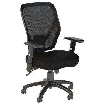 Bush Business Furniture Accord Mesh Back Office Chair in Black