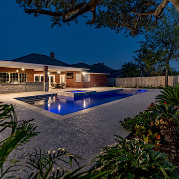 Modern Pool and Landscaping