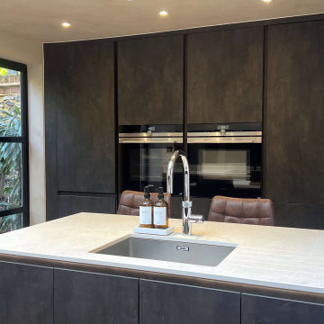 Dark Steel Kitchen in Plumstead
