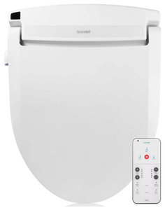 Brondell BL97-EW Swash Select Electric Bidet Toilet Seat, Elongated, White