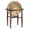 Finley, 20" Antique Illuminated Floor Globe