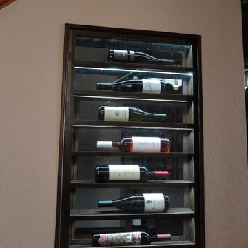 Refrigerated Wine Cellar Display Window Front View