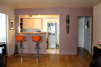 Idée de décoration pour une cuisine design.