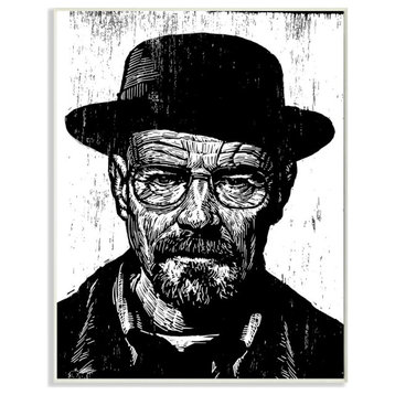 Walter White Heisenberg Breaking Bad Famous People Portrait, 13"x19"