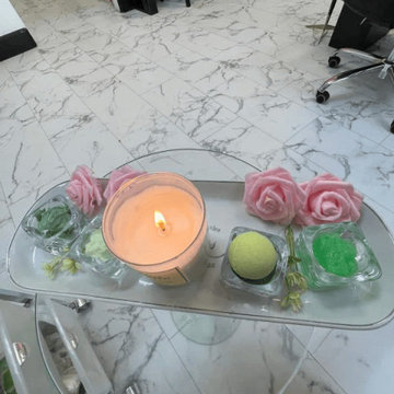 Nail Salon LVP Installation