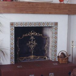 Tiled Fireplace  Design - Artwork