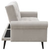 Eiroa Adjustable Sofa, Beige Fabric