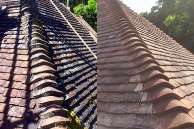 Coming to the end of this 20,000 Kent peg tiles re-roof