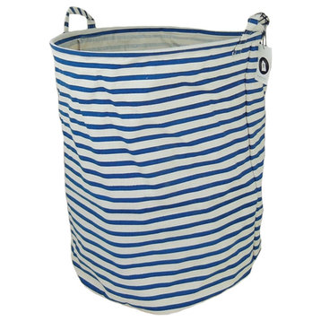Household Large Foldable Storage Basket, Bag, Organizer Laundry Hamper, Blue