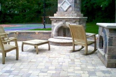 Example of a patio design in Chicago