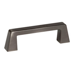 3" Pull Blackrock Gunmetal BP55275GM - Cabinet And Drawer Handle Pulls
